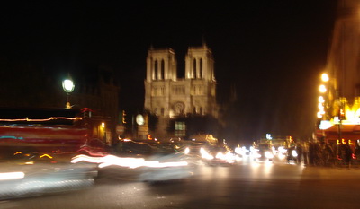 Paris at Night Notre Dam
